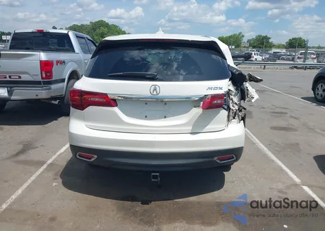 2016 Acura Mdx Acurawatch Plus Package from USA, damaged, VIN 5FRYD3H28GB018853